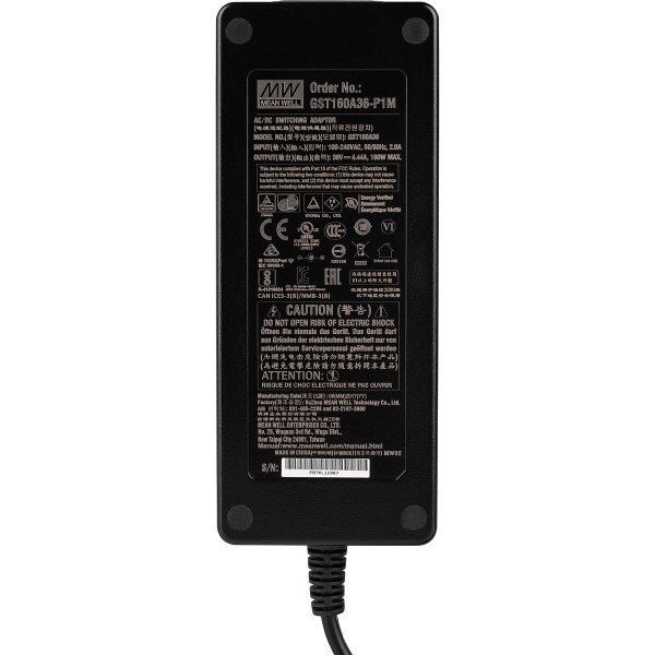 Main product image for Mean Well 36 VDC 4.4A Grounded Switching Power Supply 129-225